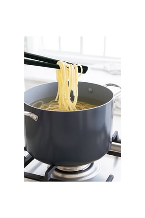  GreenPan Silikon Maşa Siyah | Platinum Silicone | BPA İçermez | 200°C Isıya Dayanıklı |