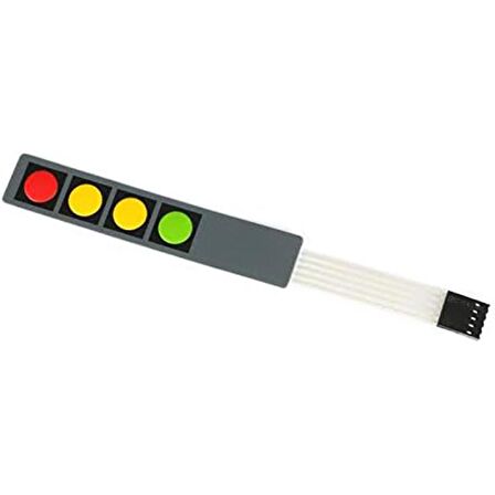 12V 1X4 Membrane Matrix Tuş Takımı