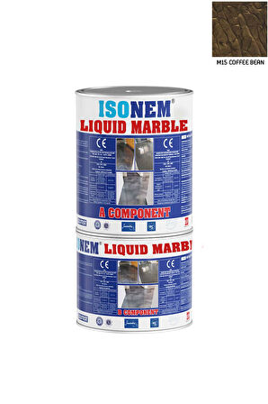 Isonem Liquid Marble Sıvı Mermer 1 kg  M15 COFFEE BEAN