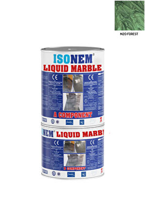 Isonem Liquid Marble Sıvı Mermer 1 kg  M20 FOREST