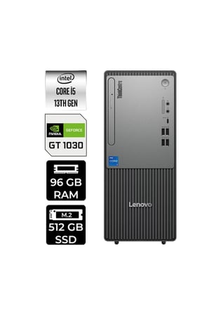 ThinkCentre Neo 50T G5 i5 13400 96GB 512GB SSD GT1030/4GB W11H Masaüstü Bilgisayar
