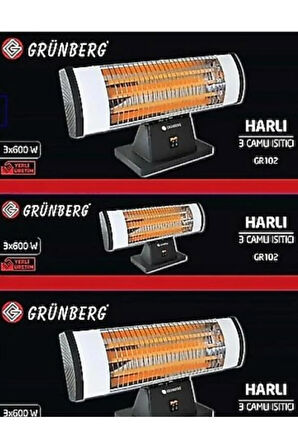 Grünberg Masa Altı Isıtıcı 3 Çubuk 1800w - Gr102