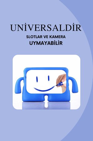 Fuchsia İnfinix XPAD 11" ile Uyumlu kOkO Eğlenceli Standlı Yumuşak Çocuk Tablet Kılıfı