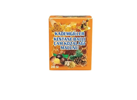 KADEMGİLLER KESTANE BALLI ÇAM KOZALAĞI MACUNU 240GR