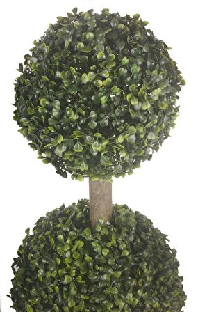 Yapay Ağaç Şimşir Top Büyük Ve Orta Top 2li Model 70x28cm