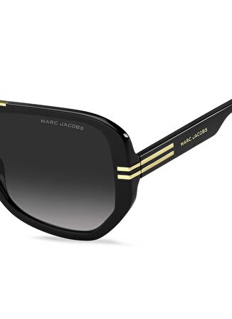 Marc Jacobs Gri Erkek Dikdörtgen Güneş Gözlüğü 205361807599O