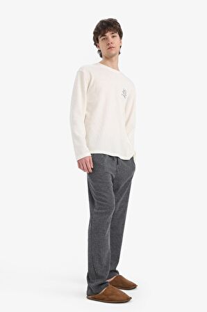 DeFacto Pijama Takımı Baskılı Uzun Kollu Üst Uzun Alt E6833AX25SPER98