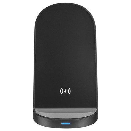 Sl-Cw05 Mobil Telefon Uyumlu 15W Led Logo Prm Siyah Kablosuz Şarj Cihazı