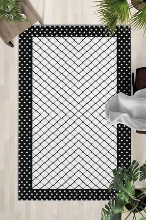 Yıkanabilir Kaymaz Taban Dijital Baskılı Halı ve Yolluk – Leke Tutmaz Salon & Mutfak Halısı
