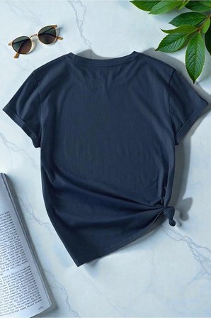 Unisex Calıfornıa Baskılı Tasarım Tshirt