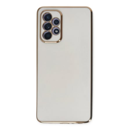 Samsung Galaxy A52 Kılıf Volet Silikon - Beyaz
