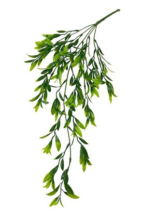 Yapay Çiçek Sarkan Fesleğen 60cm 5Dallı ty120 Yapay Sarmaşık Yeşil 