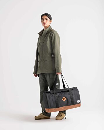 Herschel Heritage Unisex Duffle - Siyah/Kahverengi  