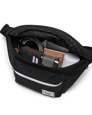 Herschel Pop Quiz Unisex Bel Çantası - Siyah  