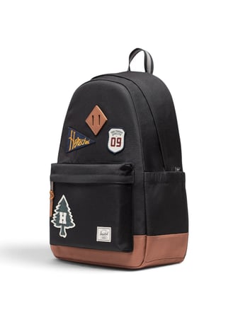 Herschel Heritage  Su İtici Kumaş Sırt Çantası, 16" Laptop Uyumlu, 24 L Uniseks Siyah Çanta - 11383