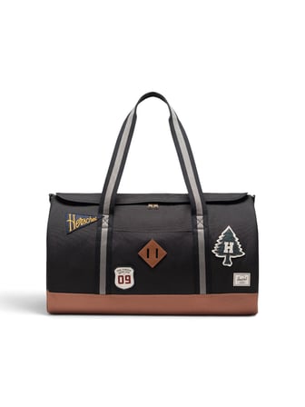 Herschel Heritage Duffle  Su İtici Kumaş Seyahat ve Spor Çantası, 40 L Uniseks Siyah Çanta - 11385