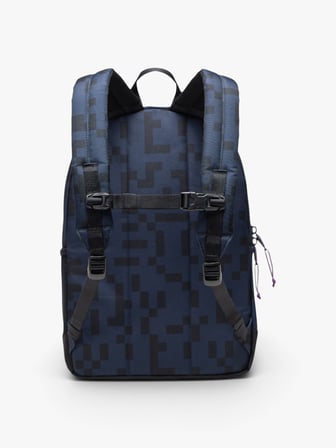 Herschel x Minecraft Heritage Genç  Su İtici Kumaş Sırt Çantası, 8 -12 Yaş, 26 L Uniseks Siyah Çanta - 11794