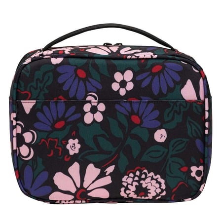 Herschel Pop Quiz Termal Yemek ve Beslenme Çantası Çiçekli Bloom Siyah