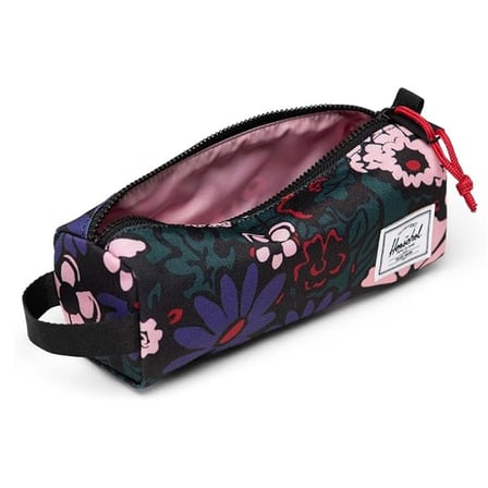 Herschel Settlement Diamond Çocuk Kalem Çantası Çiçekli Bloom Siyah
