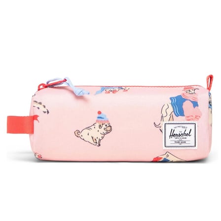 Herschel Settlement Çocuk Kalem Çantası Köpek Desenli-Pembe