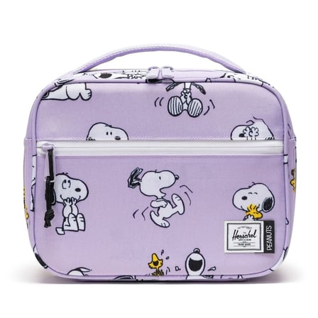 Herschel Peanuts Pop Quiz Termal Çanta Snoopy and Woodstock Pastel Lila
