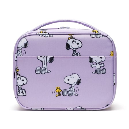 Herschel Peanuts Pop Quiz Termal Çanta Snoopy and Woodstock Pastel Lila