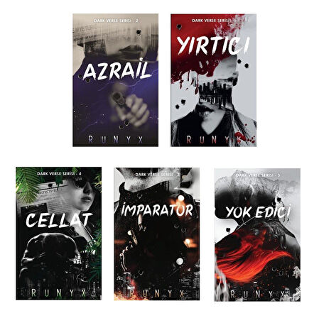 Runyx Dark Verse Serisi 5 Kitap (Azrail + Yırtıcı + Yok Edici + Cellat + İmparator)