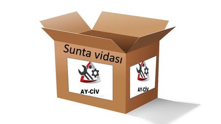 AY-CİV 4X70 Sunta Vidası 200 Adet DIN 7505