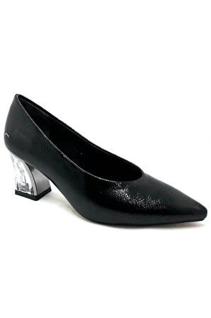298076 Siyah Rugan Kadın Günlük Ayakkabı