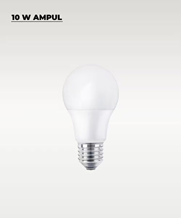 10W Ampul Gün Işığı 4000K  - 10 Adet
