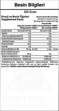 Hardline Bcaa Fusion 525 Gr 50 Porsiyon Yeşil Elmalı Bcaa Powder