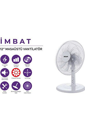 Inova Imbat 12 Inch Masaüstü Vantilatör