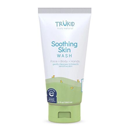 Trukid Trubaby Soothing Skin (Eczema) Face & Body Wash 236,5 ml - Egzama Yüz & Vücut Yıkama Jeli