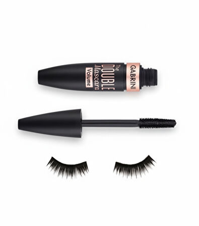 Gabrini The Double Volume – Ultra Siyah, Hacim Artırıcı Maskara