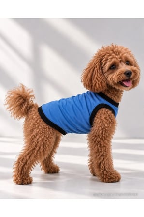moffi Kedi Ve Küçük Irk Köpekler İçin Günlük Kullanım Pamuklu Atlet