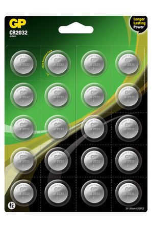 Cr2032-2Cai20 3V Lityum Pil (20 Li Paket)