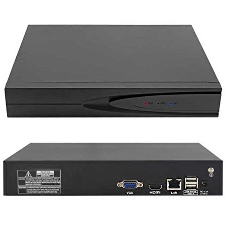 KARER KR-404-N16 5 MP DESTEKLİ 4K 16 KANAL NVR IP KAYIT CİHAZI (XMEYE)