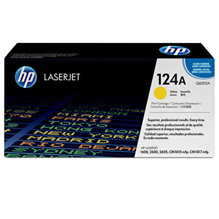 Hp 124A-Q6002A Sarı Orijinal Toner