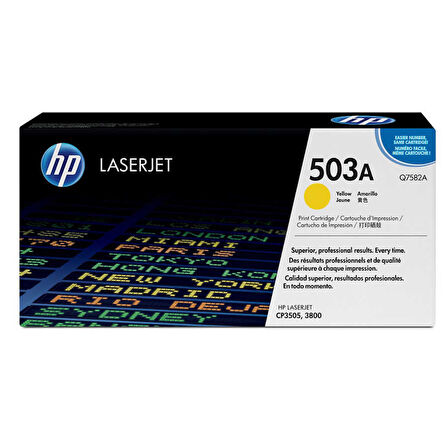 Hp Q7582A (503A) Sarı Orjinal Toner