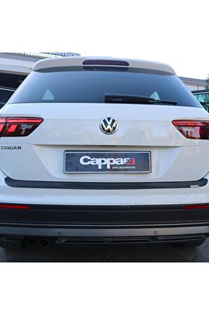 Volkswagen Tiguan Arka Tampon Eşiği Koruma (abs) Mat Siyah 2016->