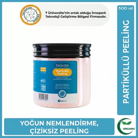 Bidoze Partiküllü Vücut Peelingi 500 Ml | Kolajen ve E Vitamini Destekli Arındırıcı Scrub