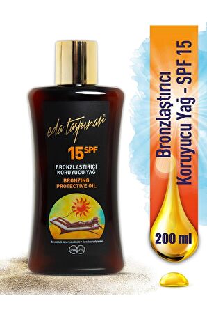 Eda Taşpınar Bronzlaştırıcı Koruyucu Yağ Spf 15 - 200 ML