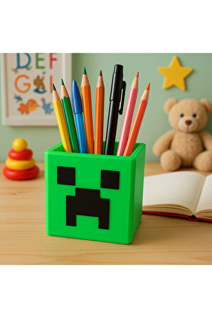 Minecraft Creeper Kalemlik – Oyun Tutkunlarına Özel Kalemlik