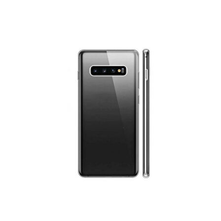 Gpack Samsung Galaxy S10 Plus Kılıf Ön Arka Şeffaf Silikon Koruma