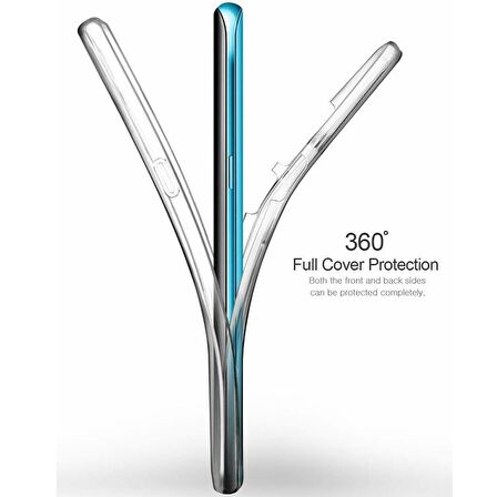 Gpack Samsung Galaxy S10E Kılıf Ön Arka Şeffaf Silikon Koruma