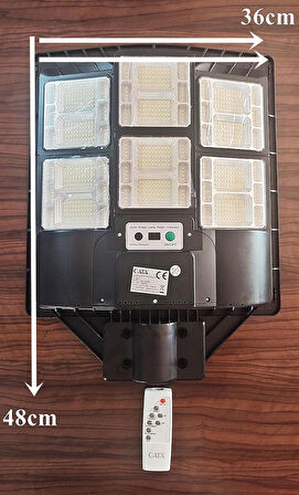 CT-4643 Solar Sokak Lambası Güneş Enerjili Bahçe Sokak Aydınlatma Lambası 600Watt 6600 lümen