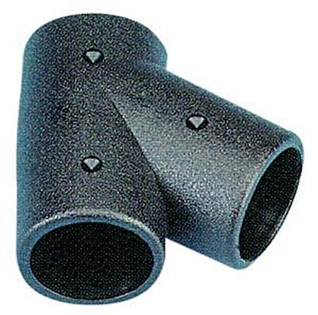 Vardavela ara parçası, T 60°. Plastik, Ø 22mm