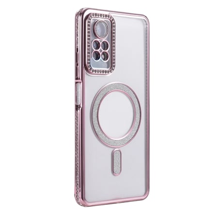 Xiaomi Redmi Note 12 Pro 4G Joke Simli Magneticsafe Kılıf - Pembe