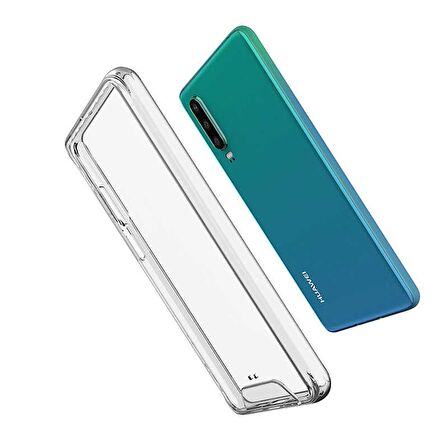 Gpack Huawei P30 Kılıf Gard Nitro Şeffaf SilikonNano Glass