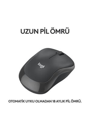 910-007119 M240 Siyah Sessiz Kablosuz Mouse
